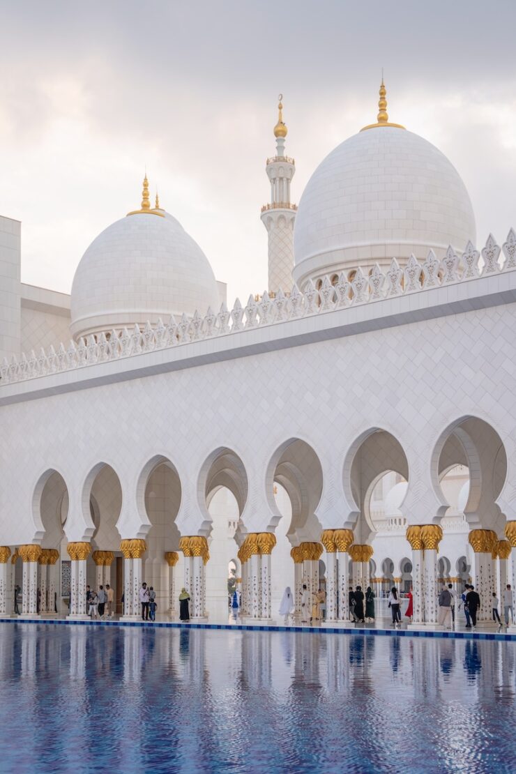 Fotospots in der Scheich Zayed Moschee