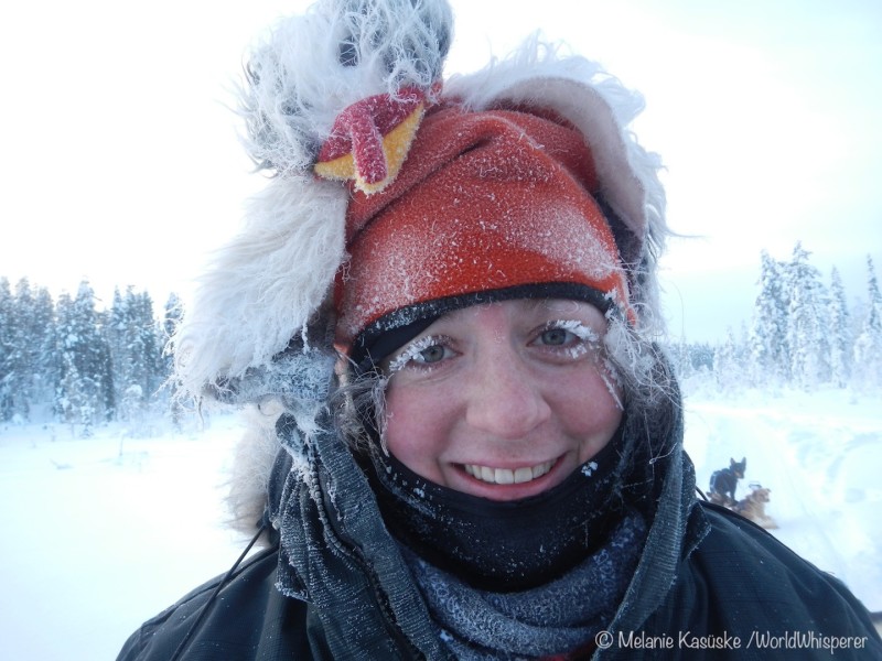So siehts aus wenns kalt ist. Mel bei minus 24 Grad.