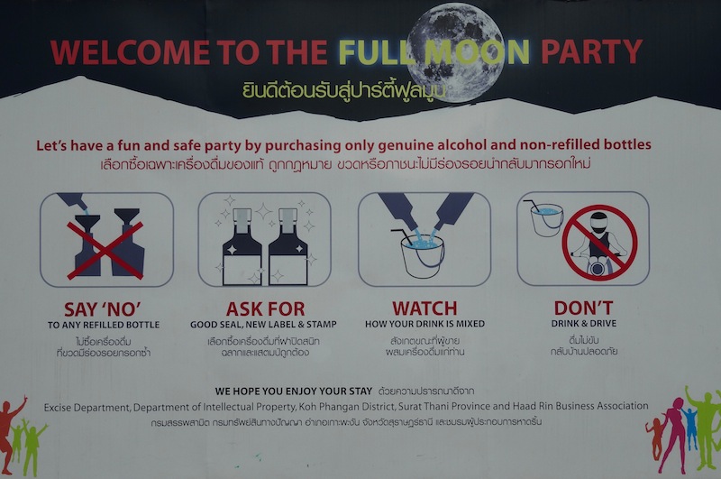 Full Moon Party Safety