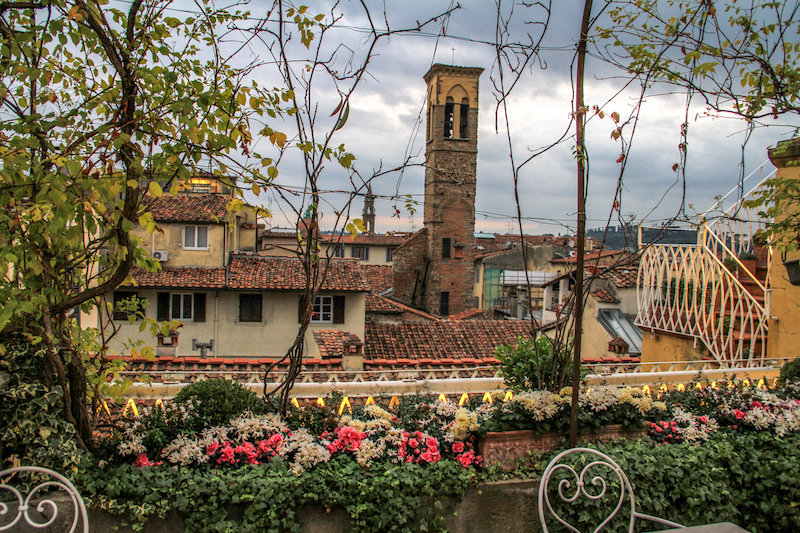 Dachterrasse Florenz Italien