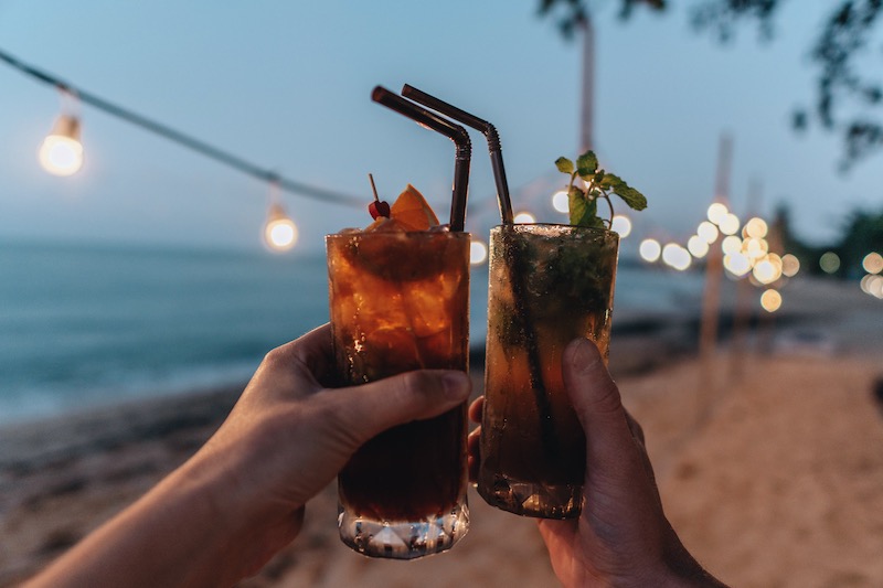 Koh Samui Mae Nam Beach Cocktails