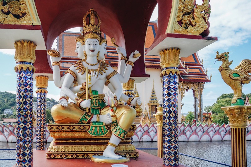 Koh Samui Wat Plai Laem Tempel