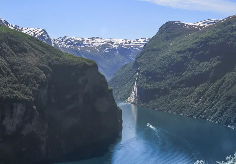 Norwegen Kreuzfahrt Adlerkehre Geirangerfjord