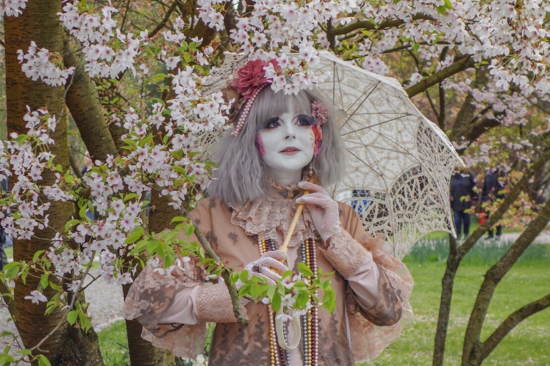 Kirschblütenfest in den Gärten der Welt in Berlin