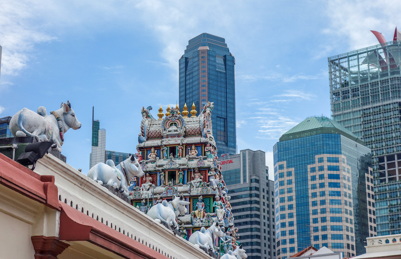 Singapur Sri Mariamman Tempel