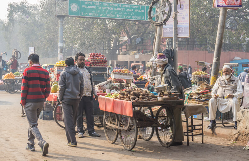 Nordindien Rundreise Old Delhi Markt