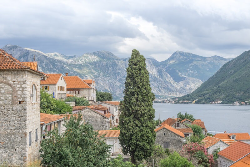 Kotor Bucht Montenegro Perast