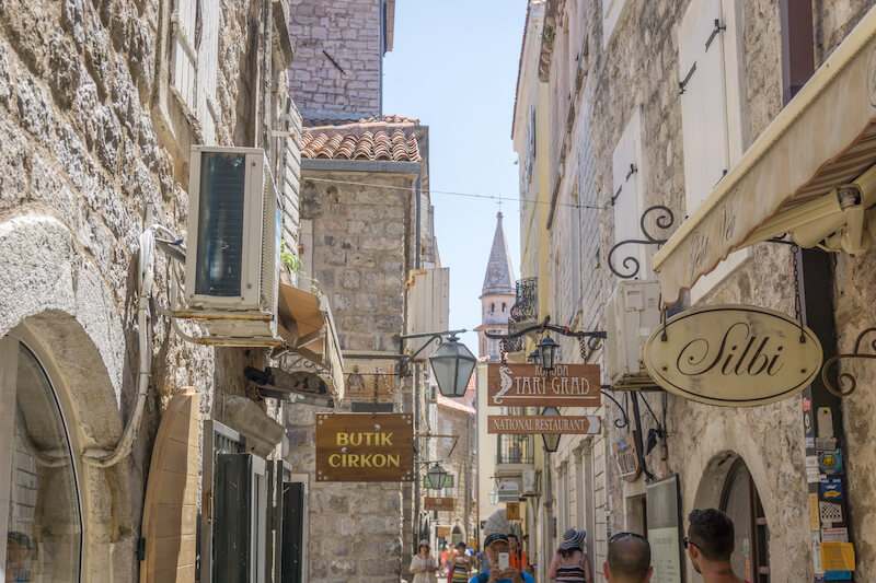 Montenegro Rundreise Budva Altstadt