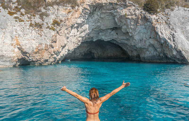 Segeln in Griechenland Ionisches Meer Blaue Grotte Paxos