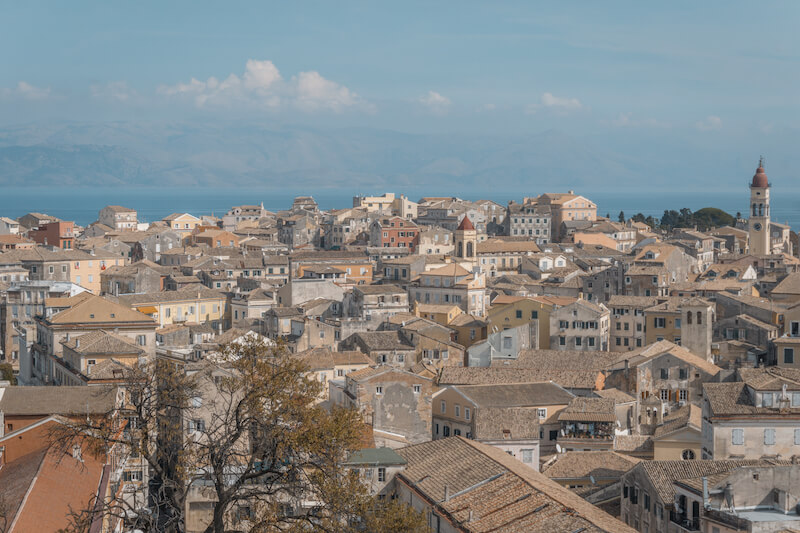 Segeln in Griechenland Korfu Stadt