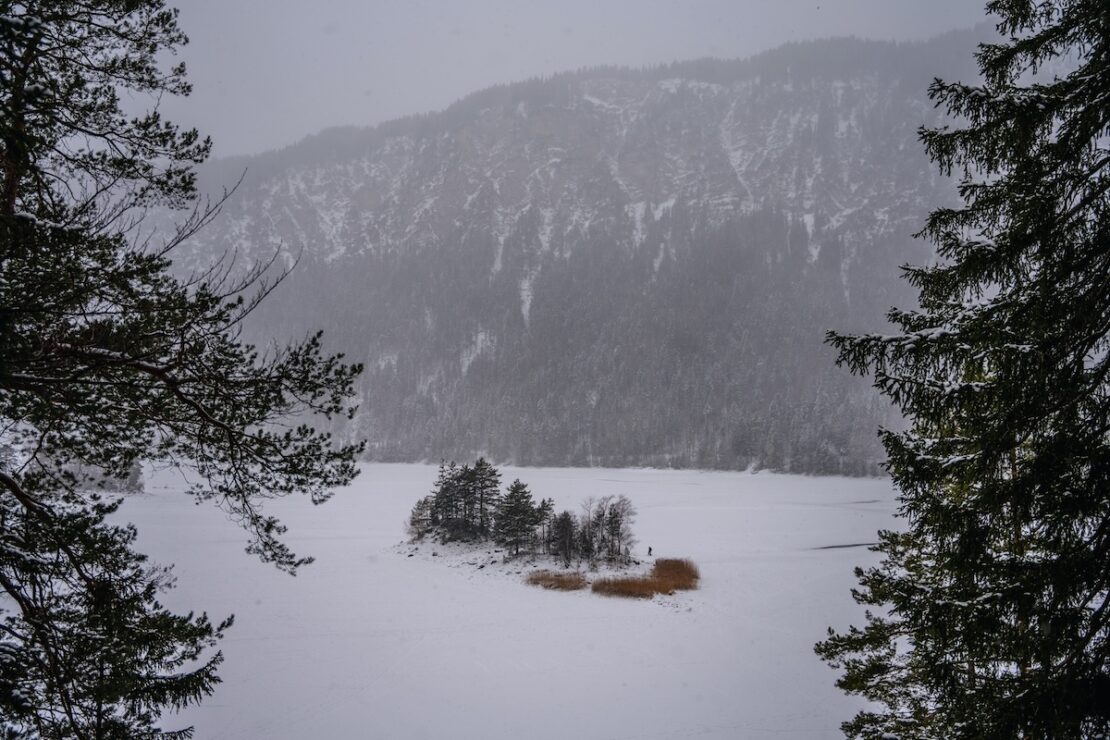 Eibsee im Winter