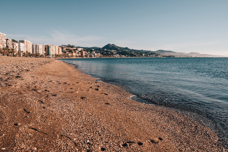 Malaga Sehenswuerdigkeiten Strand Malagueta