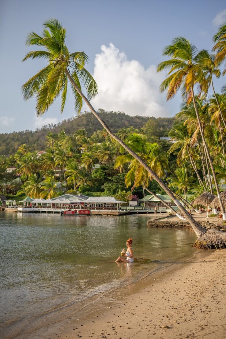 Strand am Marigot Beach Club Saint Lucia Unterkünfte