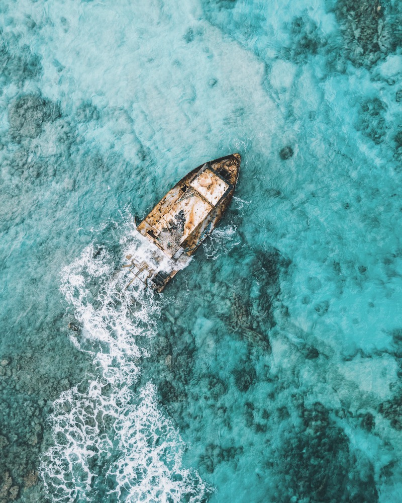 Long Island Bahamas Shipwreck Beach
