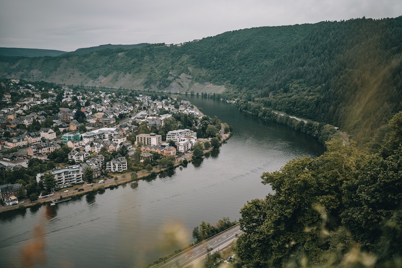 Ausblick Grevenburg Mosel