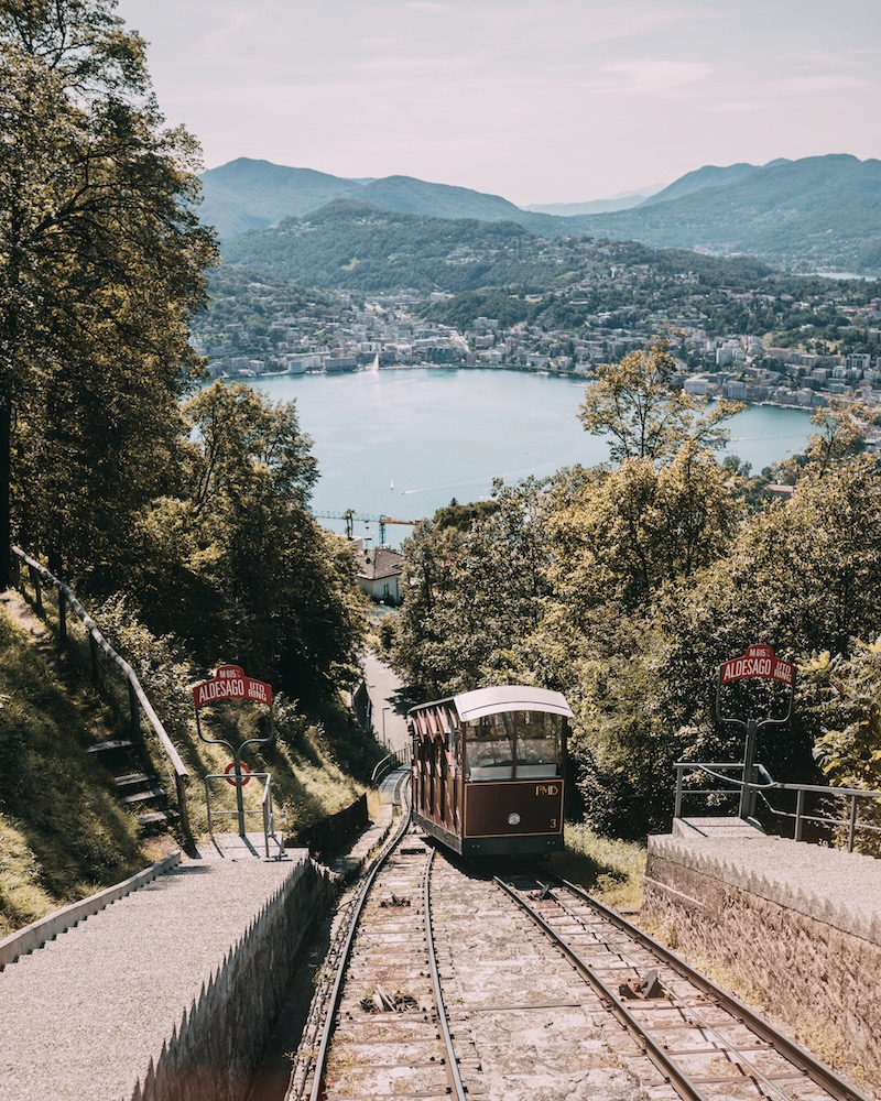 Lugano Bergbahn Monte Bre