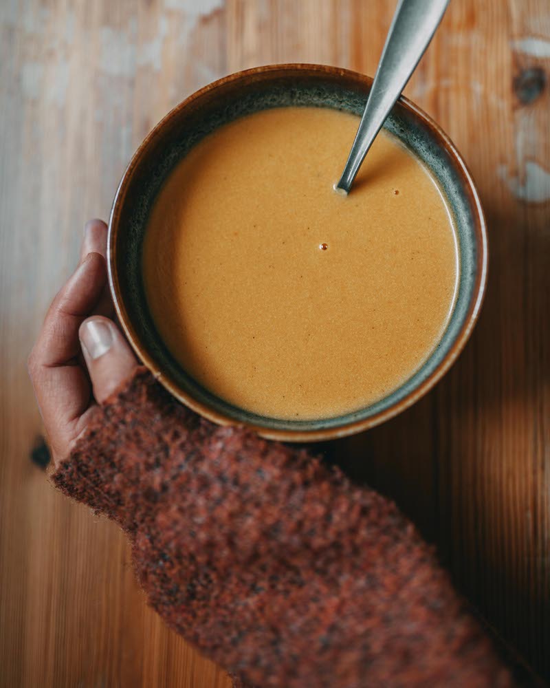 Herbst Kürbissuppe