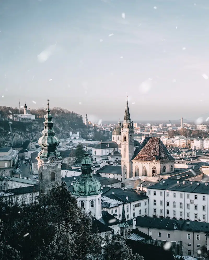 Salzburg im Winter Weihnachten
