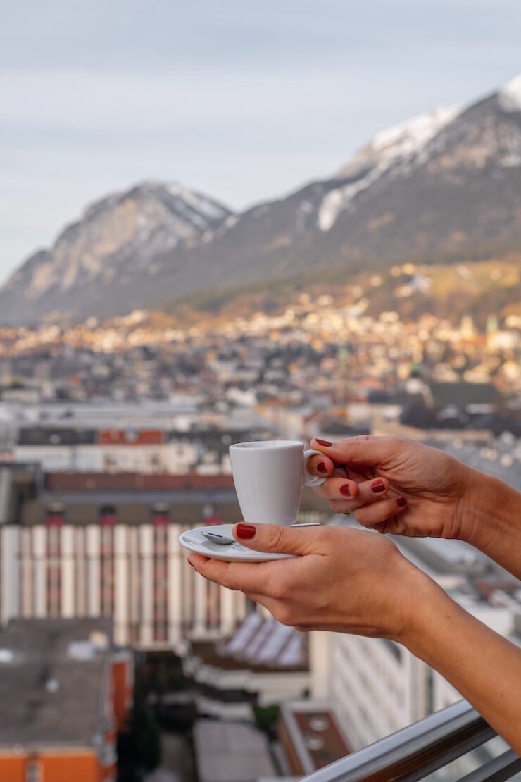 Ausblick vom Adlers Hotel Innsbruck