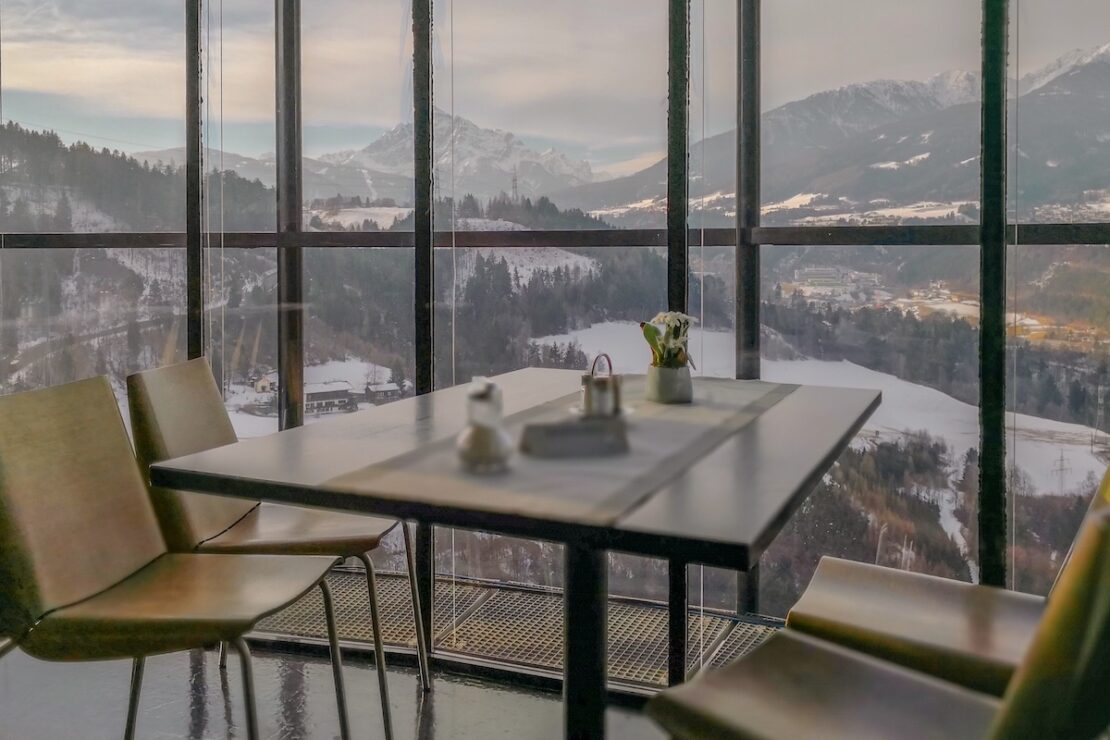 Frühstück in der Bergisel Schanze Innsbruck