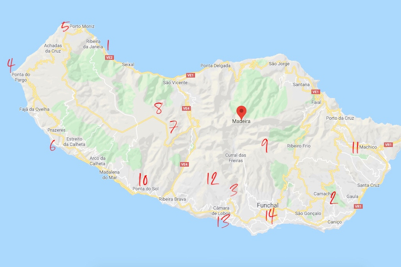 Madeira Sehenswürdigkeiten