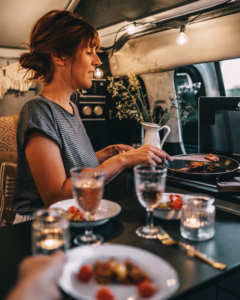 Kochen im Campervan