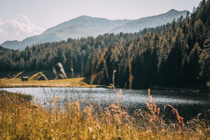 Schwarzsee Davos Klosters im Sommer