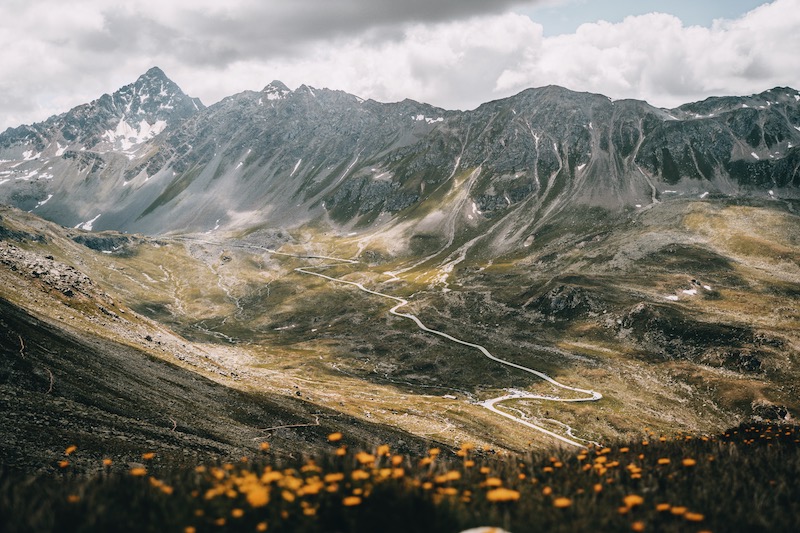 Flüelapass Davos Klosters im Sommer