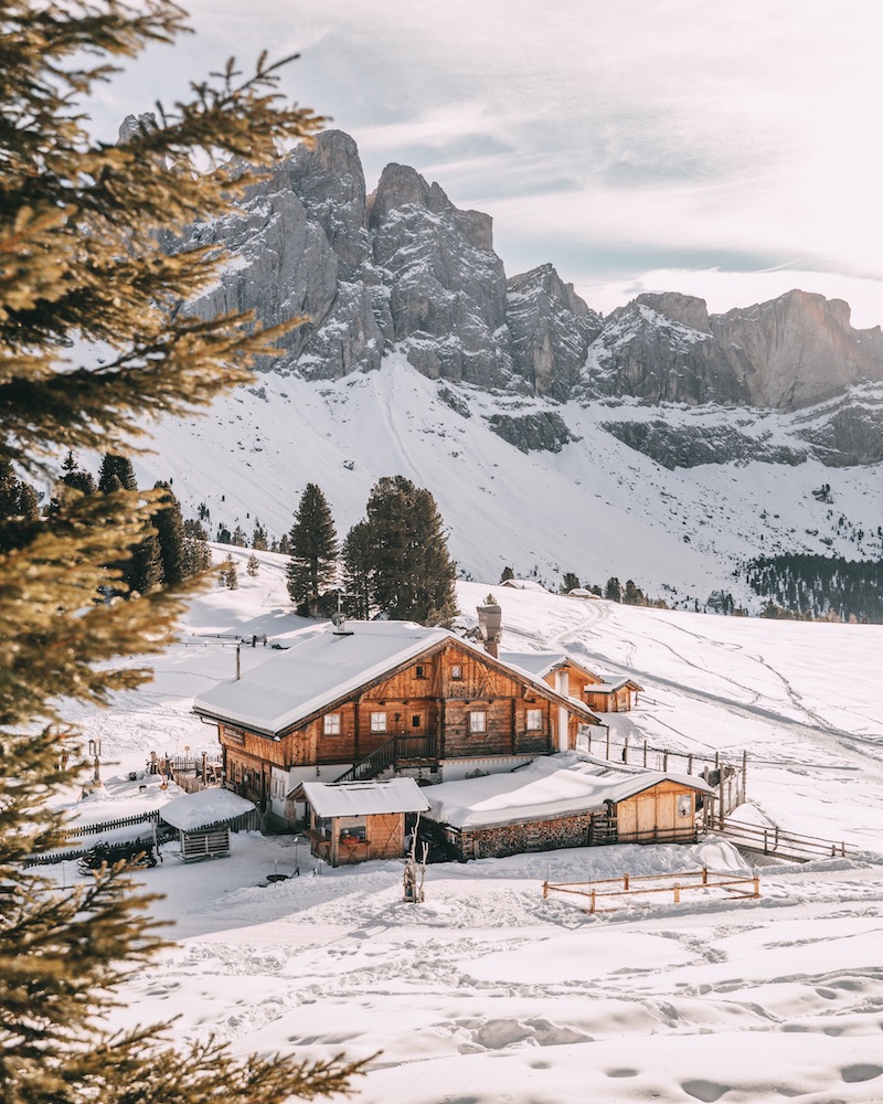 Südtirol im Winter Geisleralm
