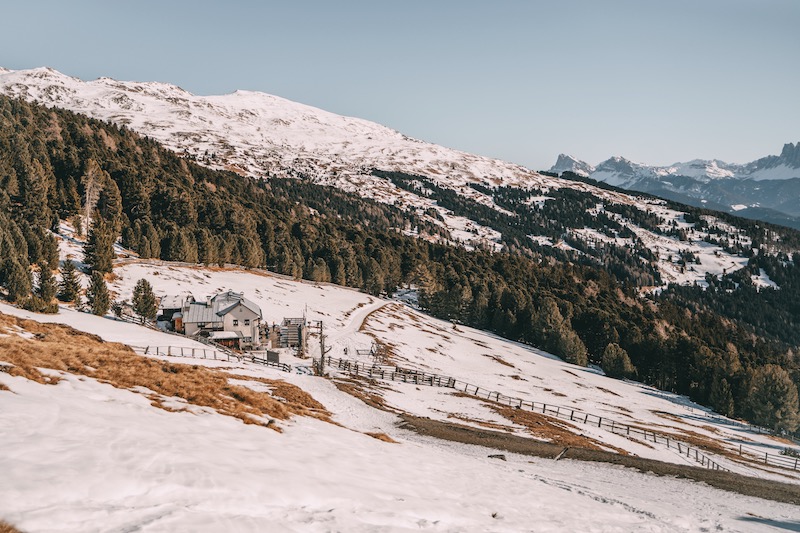 Südtirol im Winter Klausner Hütte