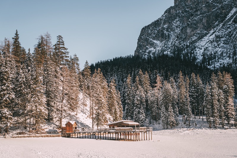 Südtirol im Winter Schnee