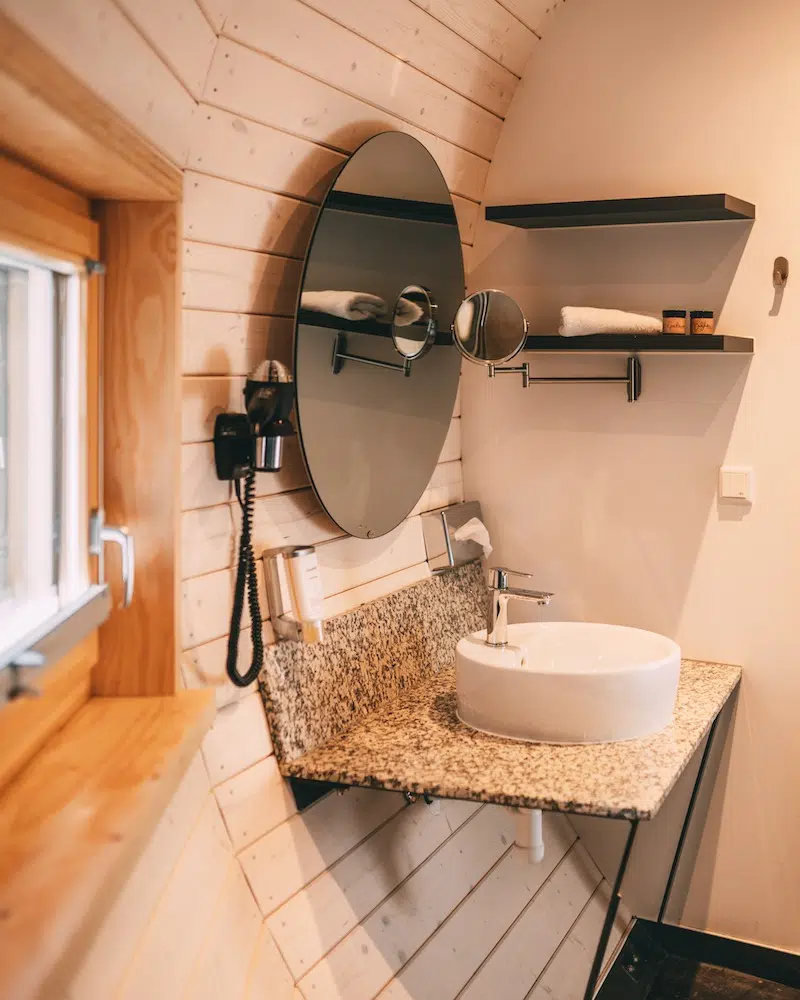 Badezimmer Oktagon Baumhaus