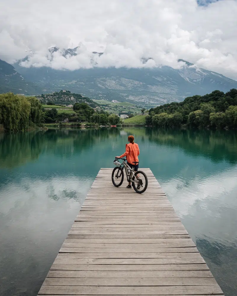 Per Mountainbike durchs Wallis