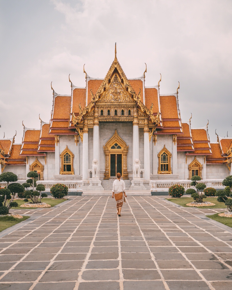 Wat Ratchabophit Tempel in Bangkok