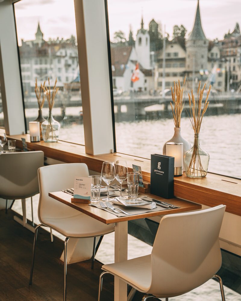Luzern Schifffahrt mit Abendessen