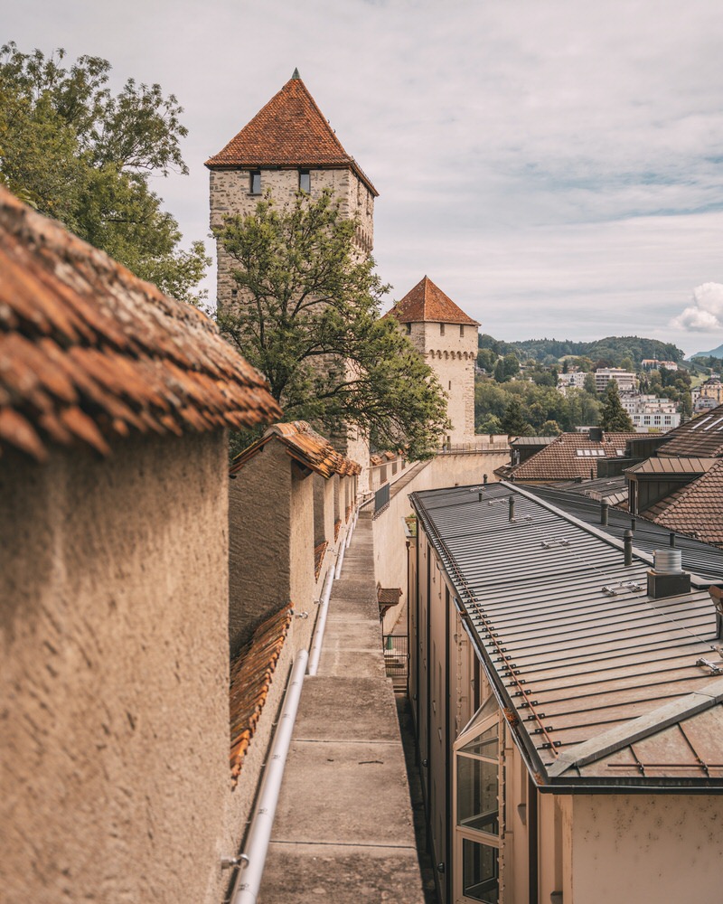 Luzern Sehenswürdigkeiten Museggmauer