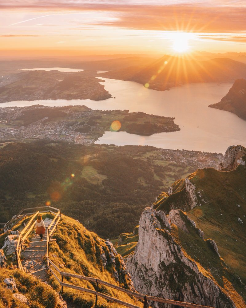 Sonnenaufgang Vierwaldstättersee