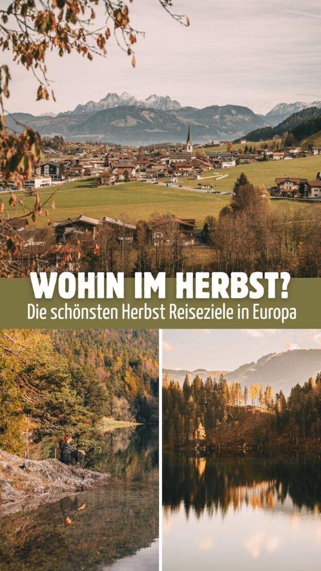 Herbst Reiseziele in Europa Pinterest