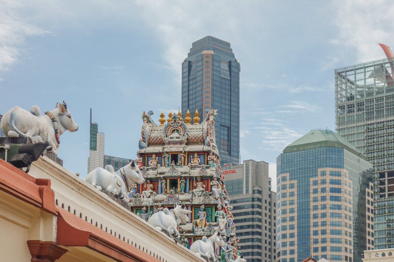 Singapur Sehenswürdigkeiten Hindu Tempel