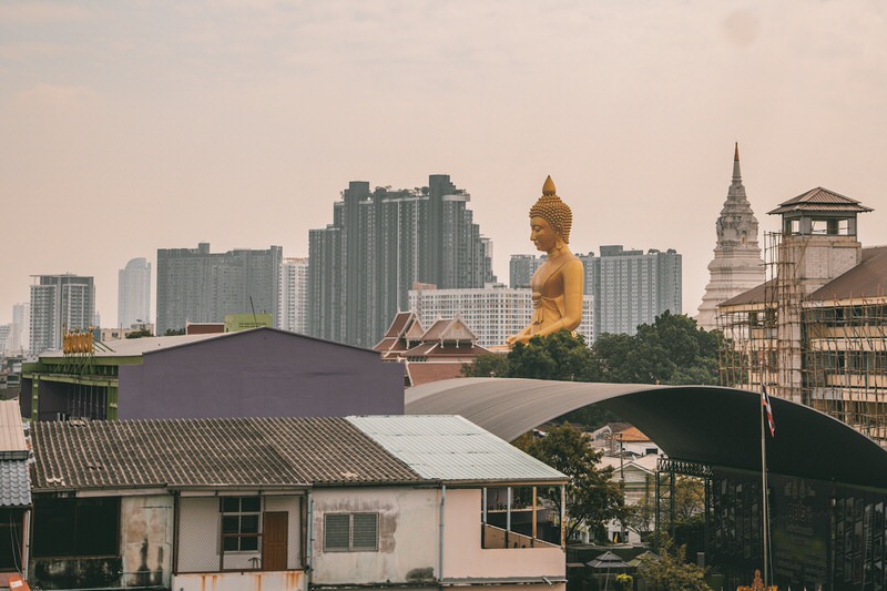 größter Buddha Tempel in Bangkok