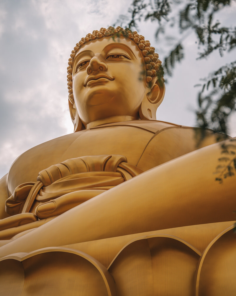 Tempel in Bangkok großer Buddha Wat Paknam