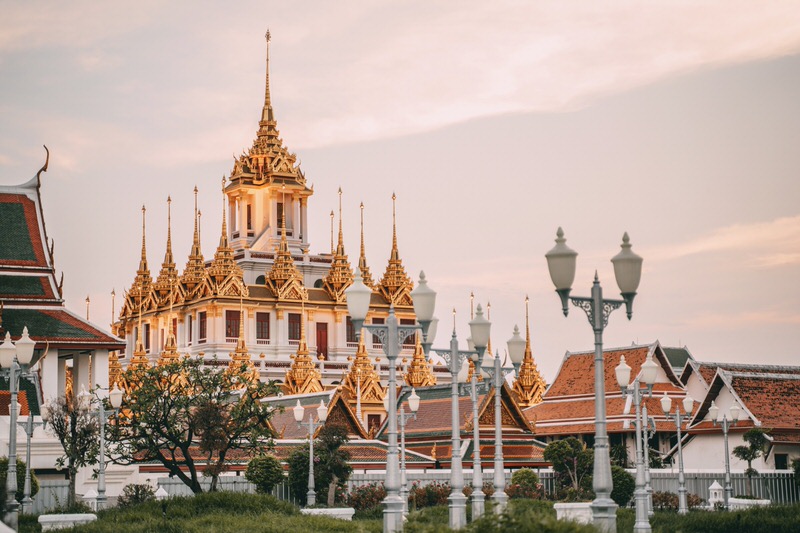 Tempel in Bangkok Wat Ratchanatdaram