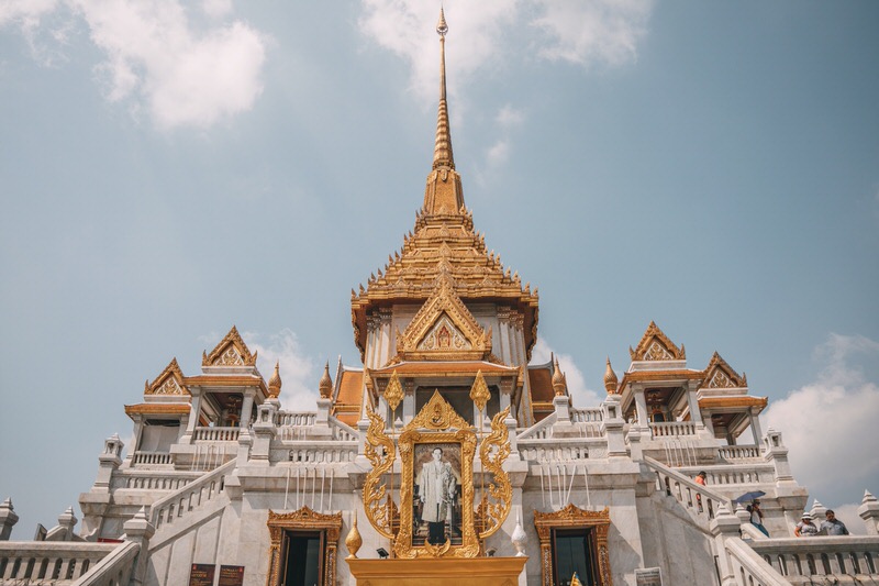 Wat Traimit Tempel in Bangkok