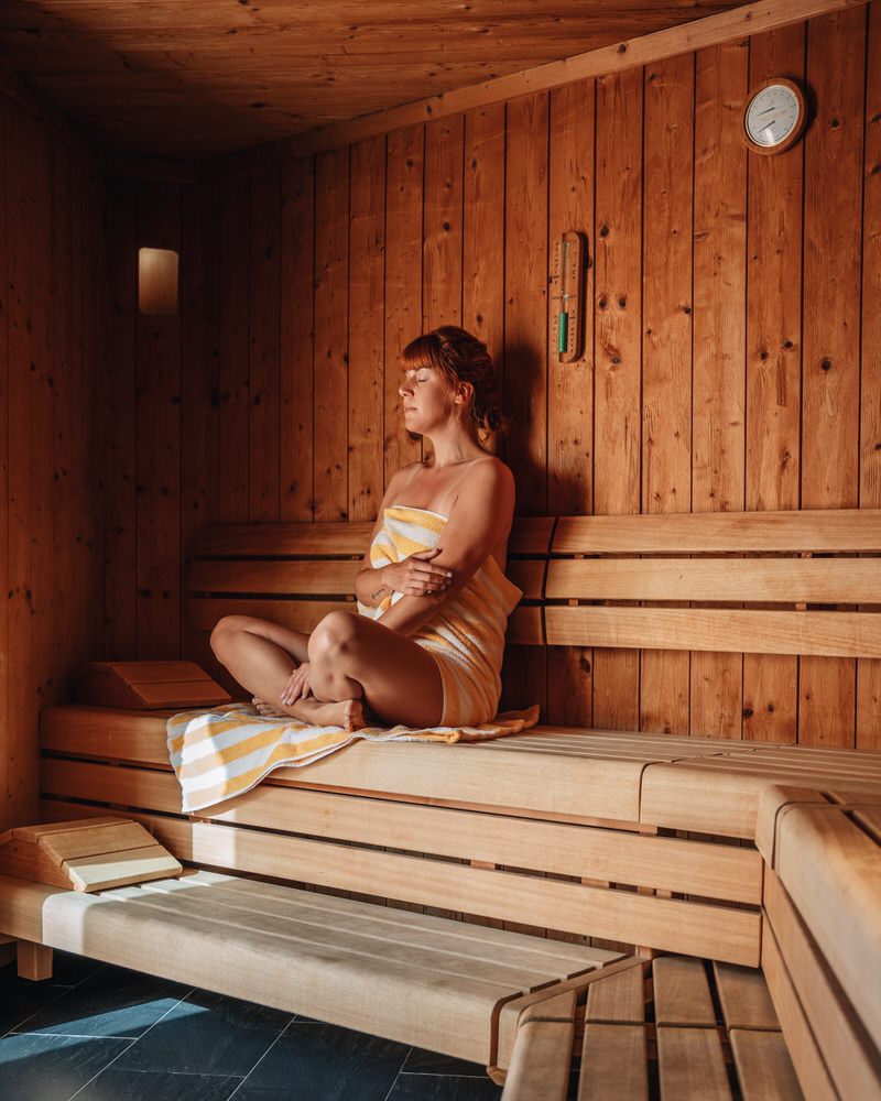 Südtirol im Winter Sauna