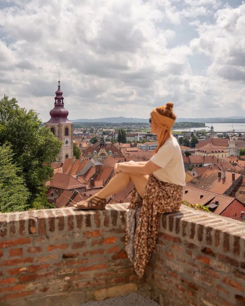 Burg in Ptuj Slowenien