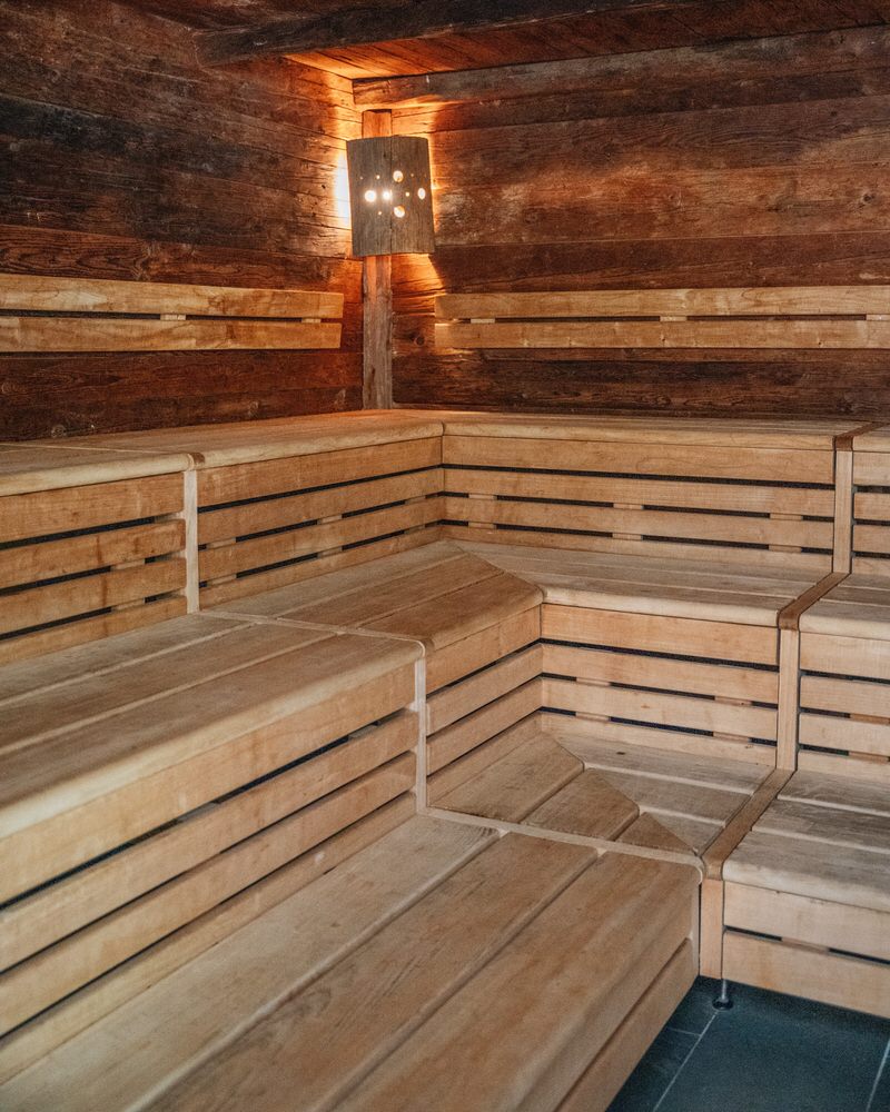 Sauna im Wellnessbereich