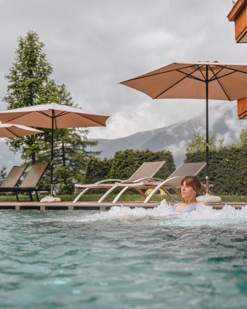 Whirlpool im Vitalpina Hotel Antholz