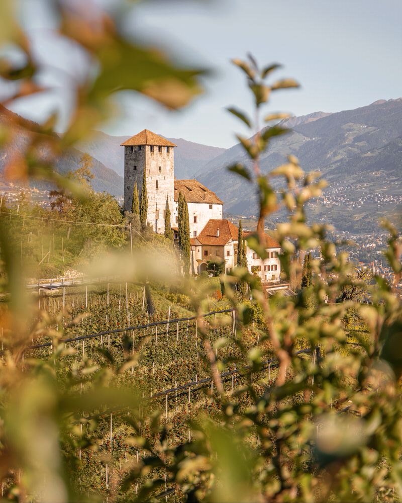 Südtirol im Herbst Schloss Lebenberg