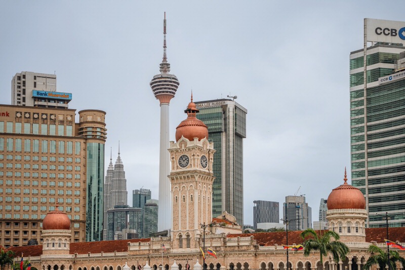 Merdeka Square Sultan Abdul Samad Gebäude