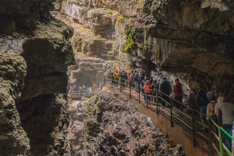 Massen in der Breitachklamm